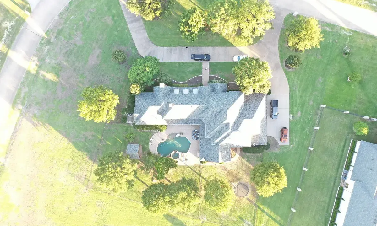 New shingle roof installation on a home in Louisville